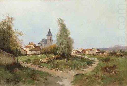 The path outside the village, Eugene Galien-Laloue
